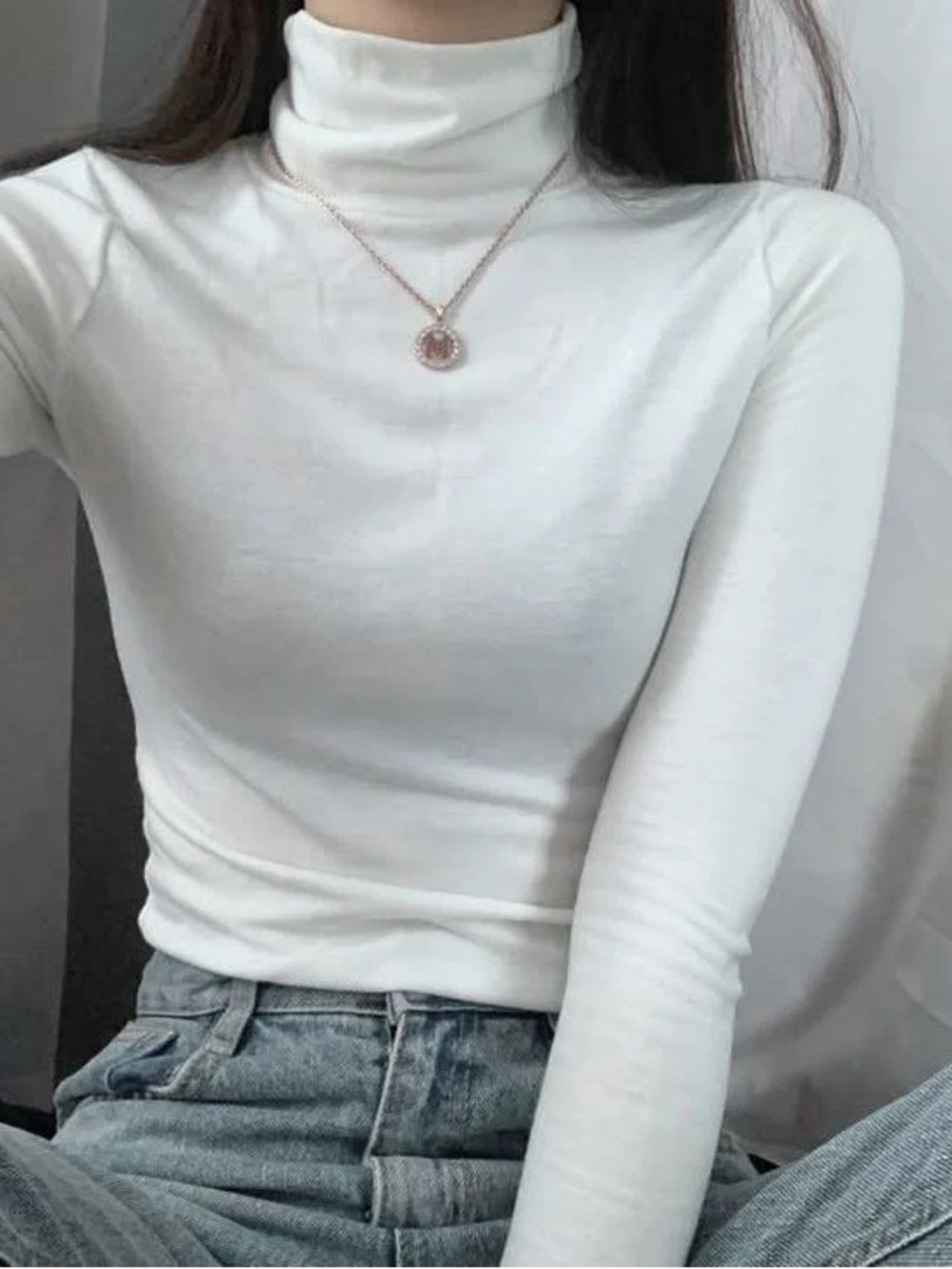 Aritzia Wilfred Turtleneck Longsleeve Bodysuit